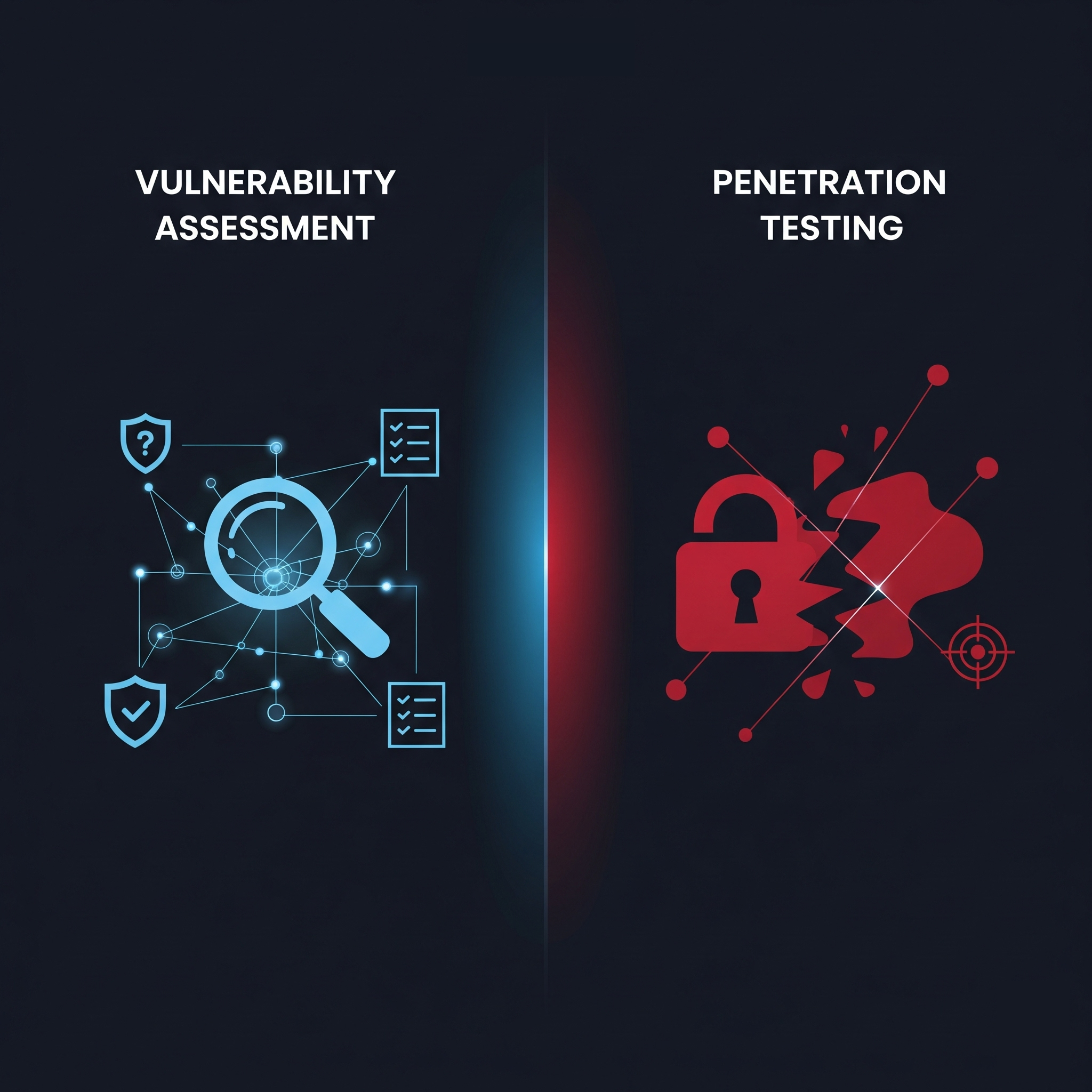 An illustration of a digital shield, representing cybersecurity expertise.